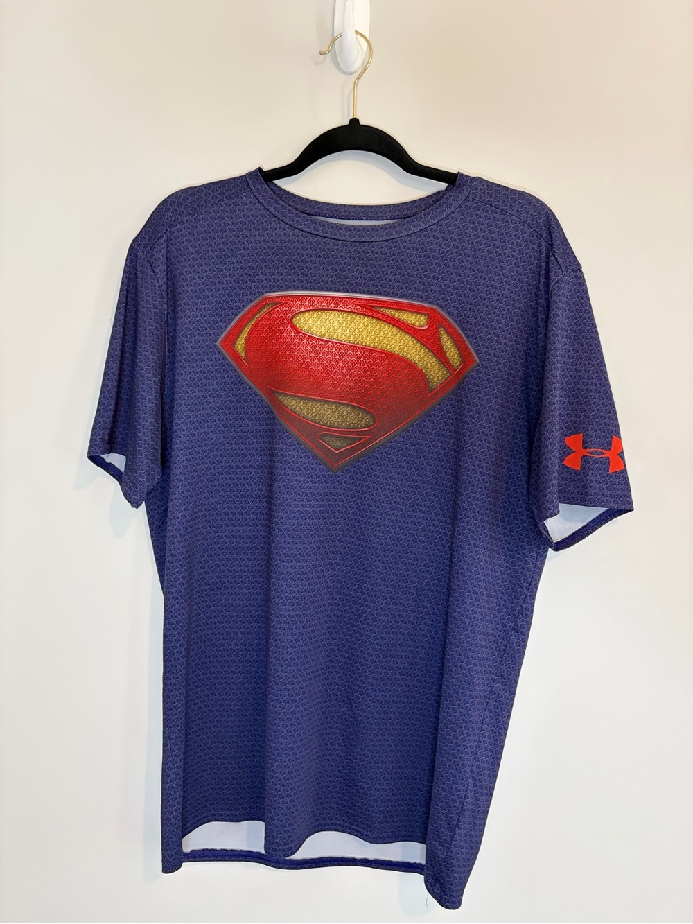 Under Armour Compression Short Sleeve Heatgear Superman Shirt XXL